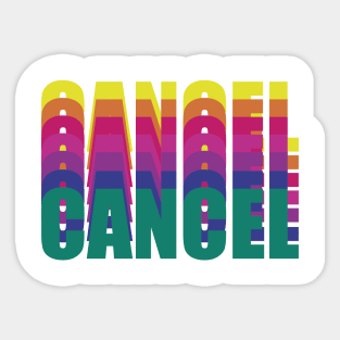 Cancel Sticker